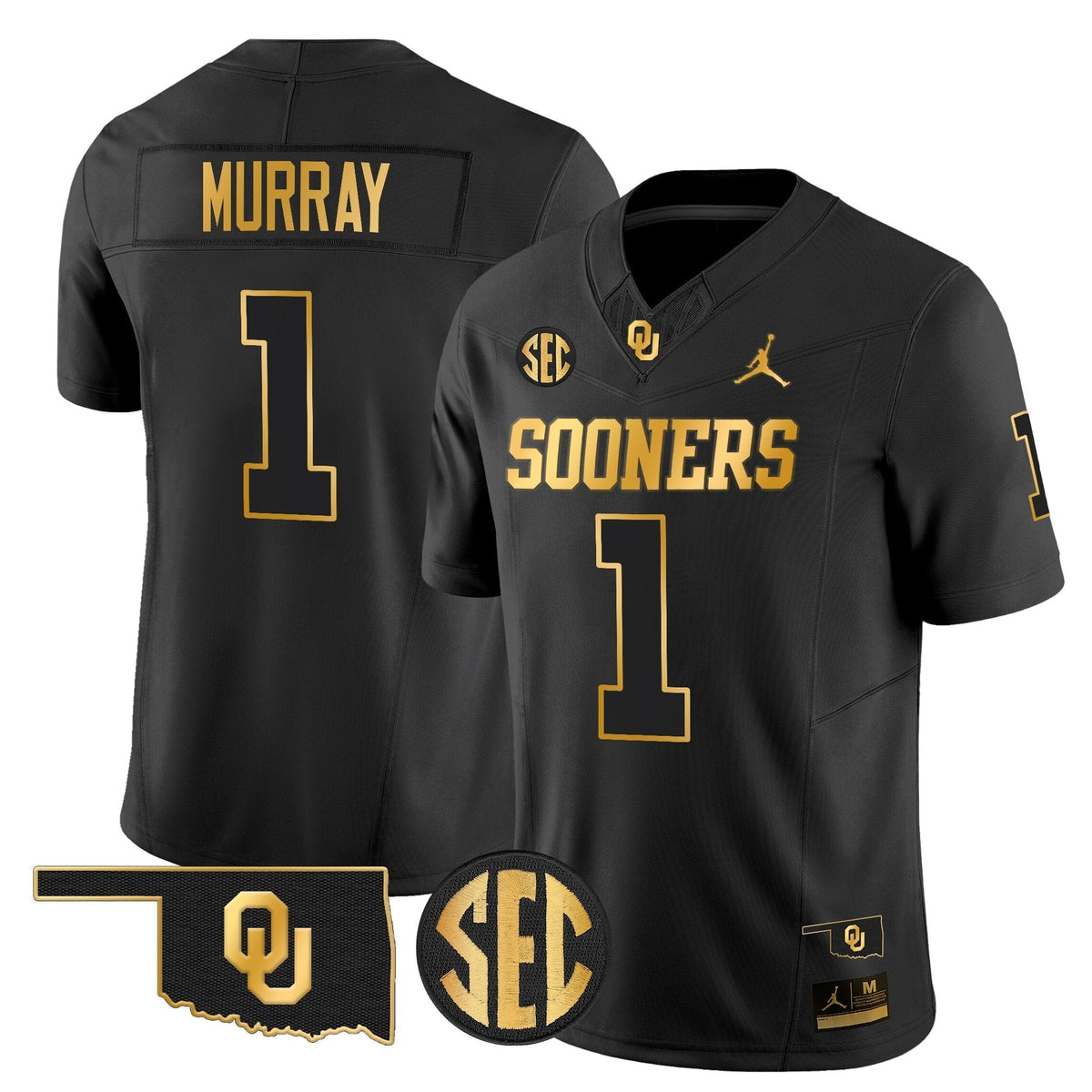 OU 2025 Gold Vapor Limited Jersey - Stitched
