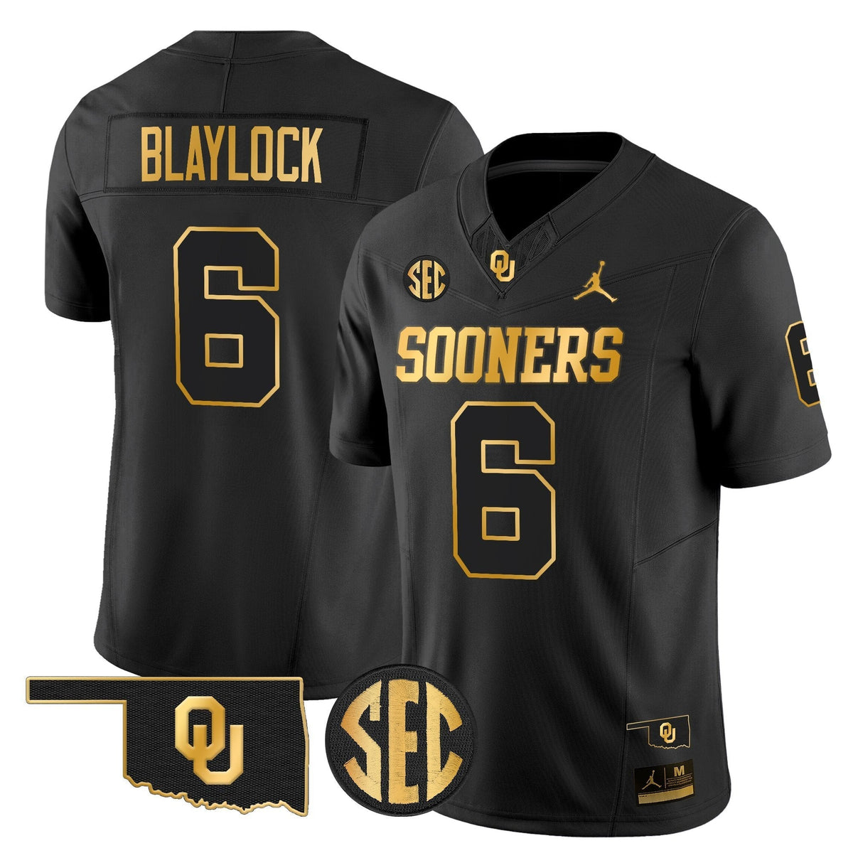 OU 2025 Gold Vapor Limited Jersey - Stitched