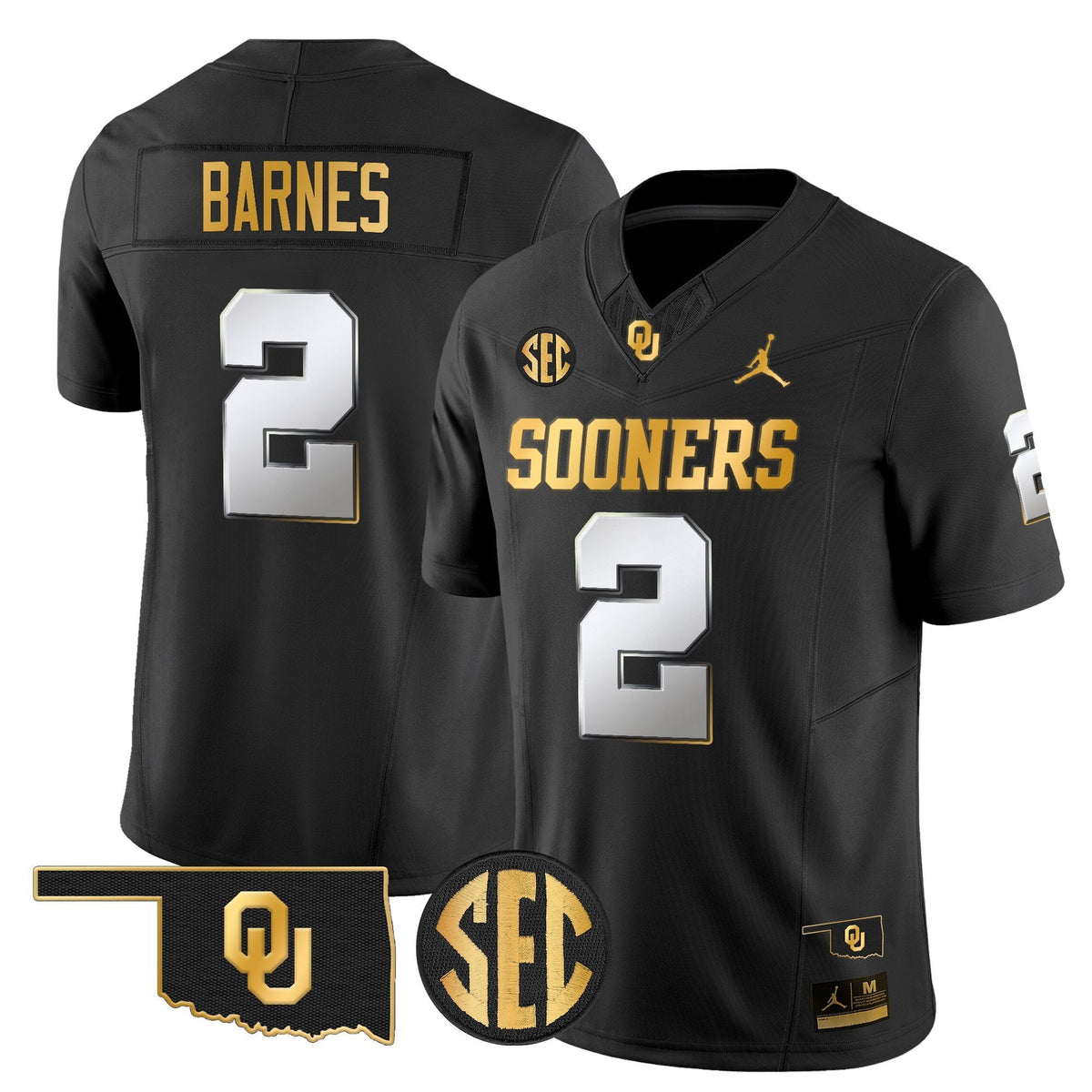 OU 2025 Gold Vapor Limited Jersey - Stitched
