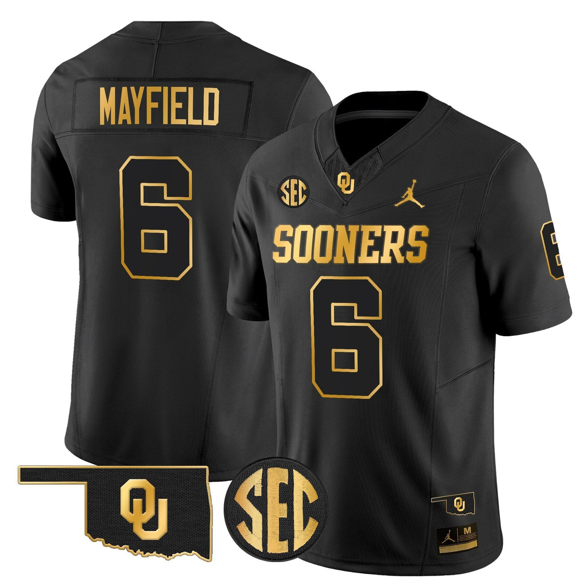 OU 2025 Gold Vapor Limited Jersey - Stitched