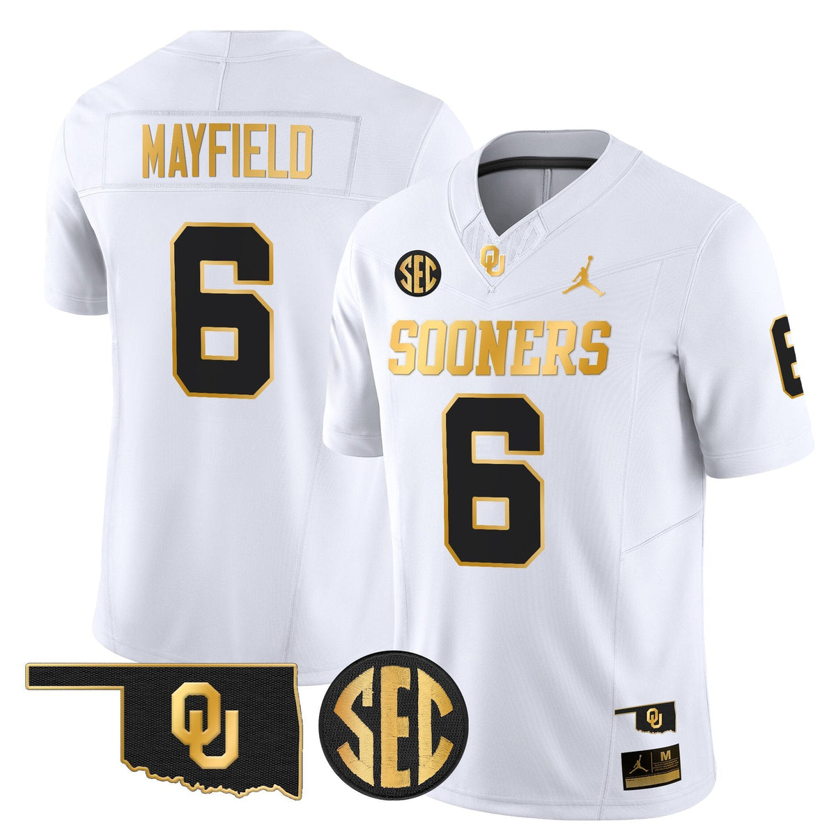 OU 2025 Gold Vapor Limited Jersey - Stitched