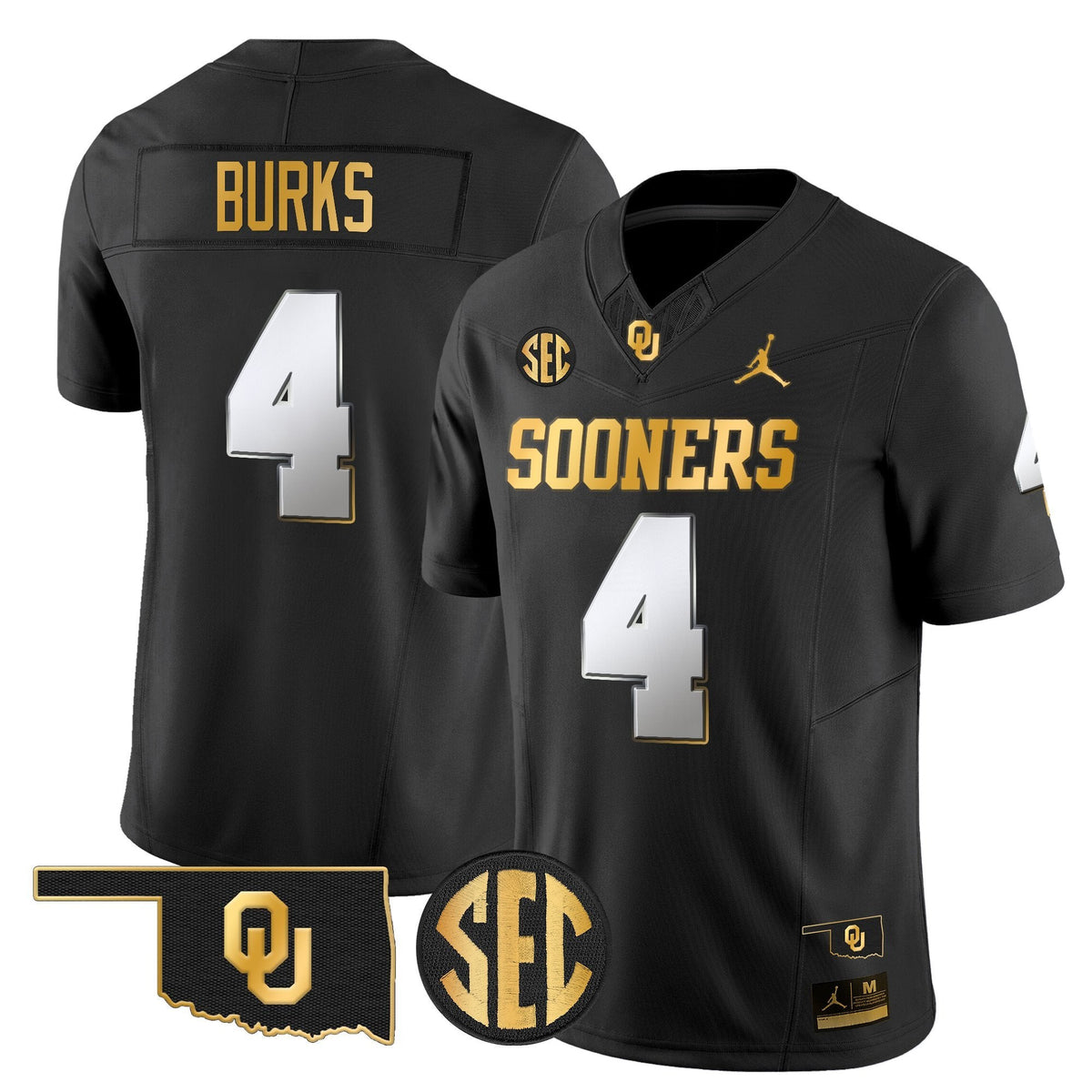 OU 2025 Gold Vapor Limited Jersey - Stitched
