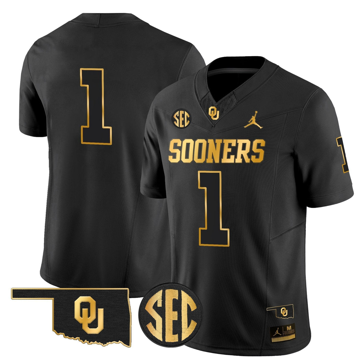 OU 2025 Gold Vapor Limited Jersey - Stitched