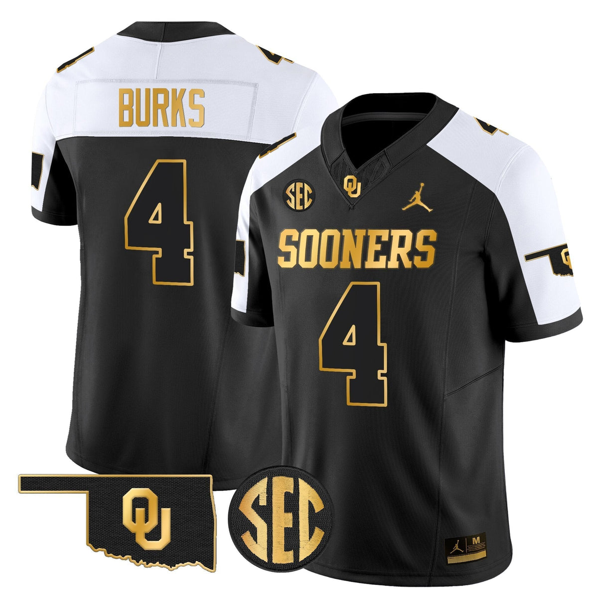 OU 2025 Gold Vapor Limited Jersey - Stitched
