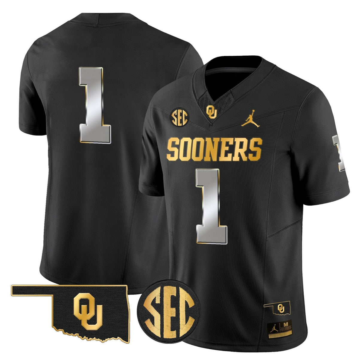 OU 2025 Gold Vapor Limited Jersey - Stitched