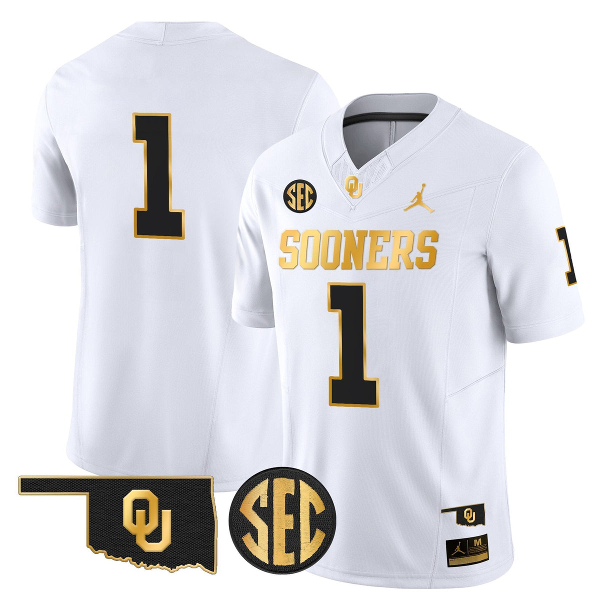 OU 2025 Gold Vapor Limited Jersey - Stitched