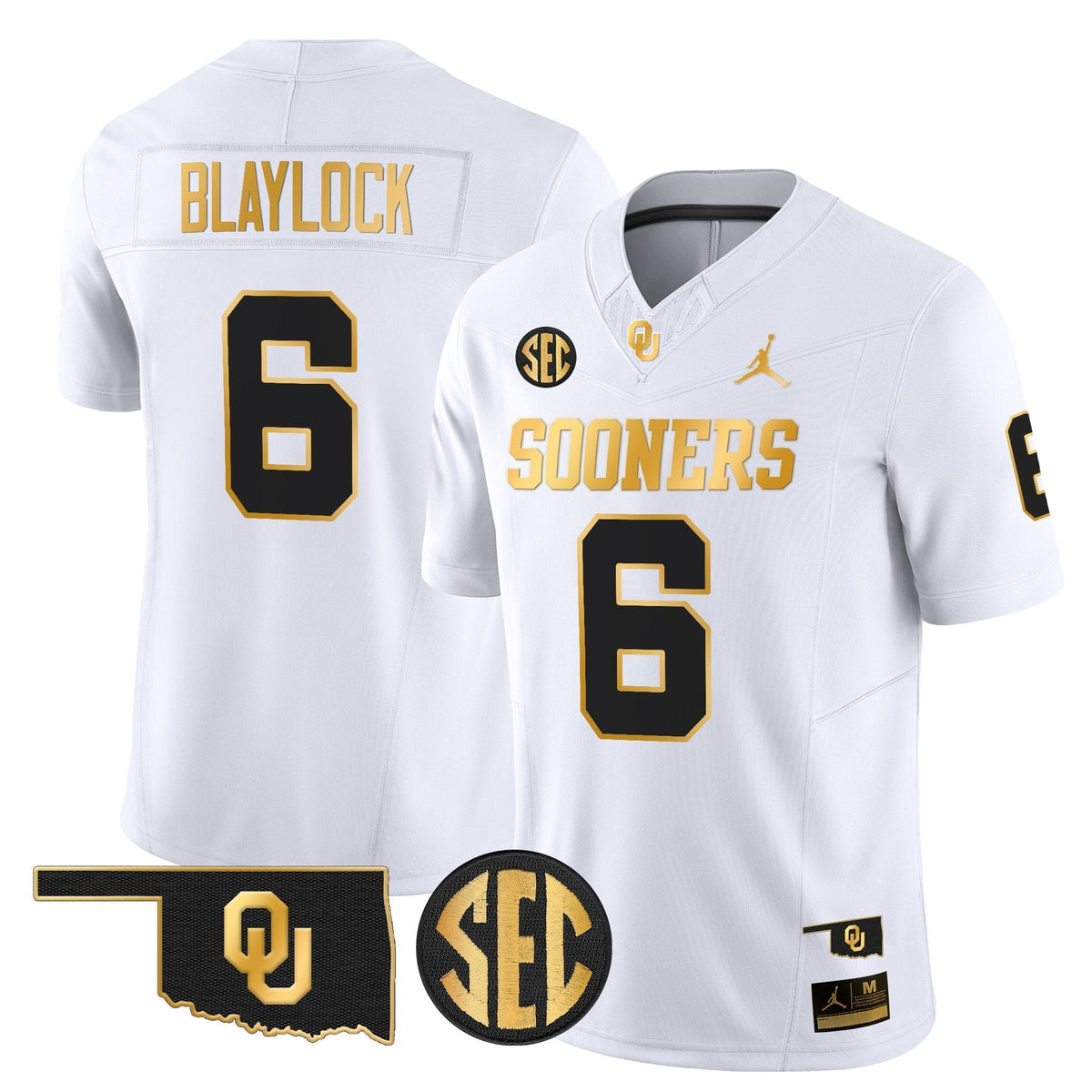 OU 2025 Gold Vapor Limited Jersey - Stitched