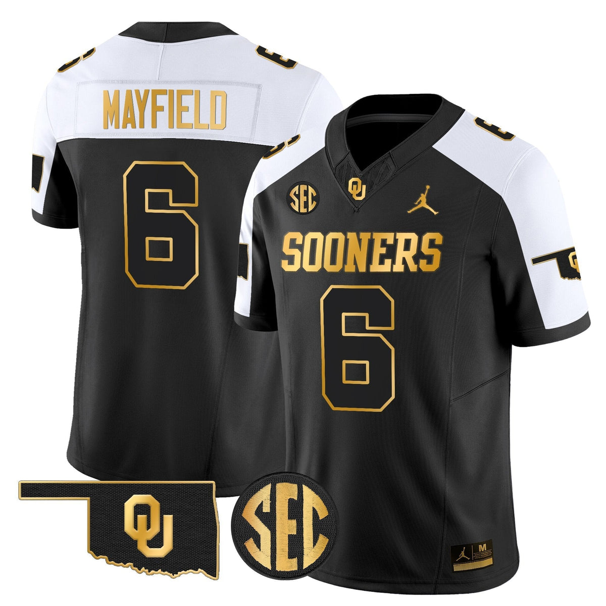 OU 2025 Gold Vapor Limited Jersey - Stitched