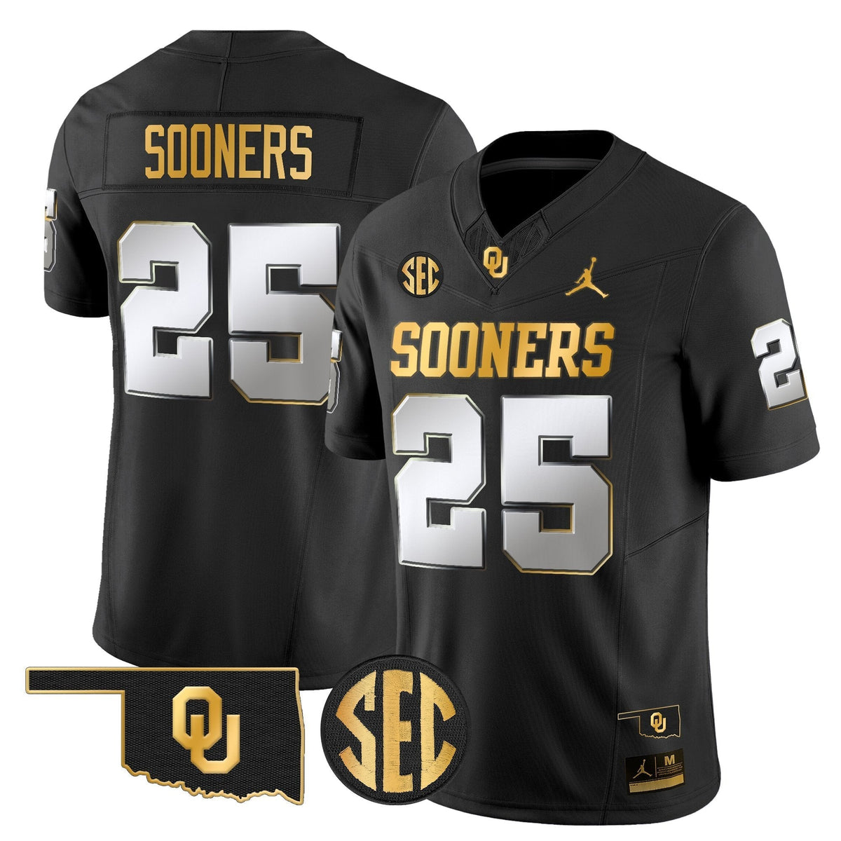 OU 2025 Gold Vapor Limited Jersey - Stitched
