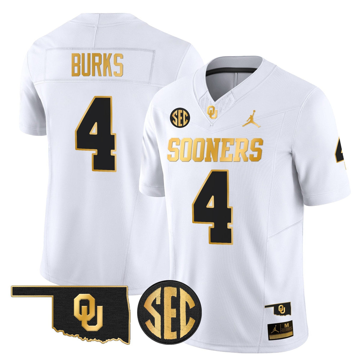 OU 2025 Gold Vapor Limited Jersey - Stitched