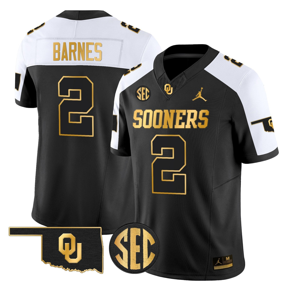 OU 2025 Gold Vapor Limited Jersey - Stitched