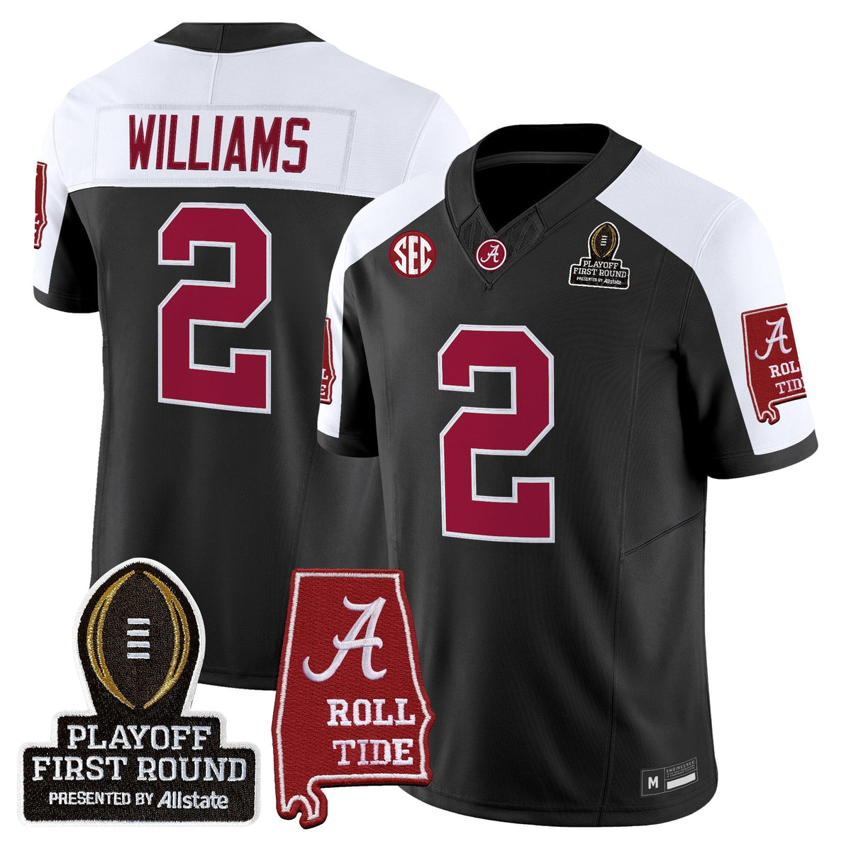 BAMA 2025 Playoff First Round Vapor Limited Jersey