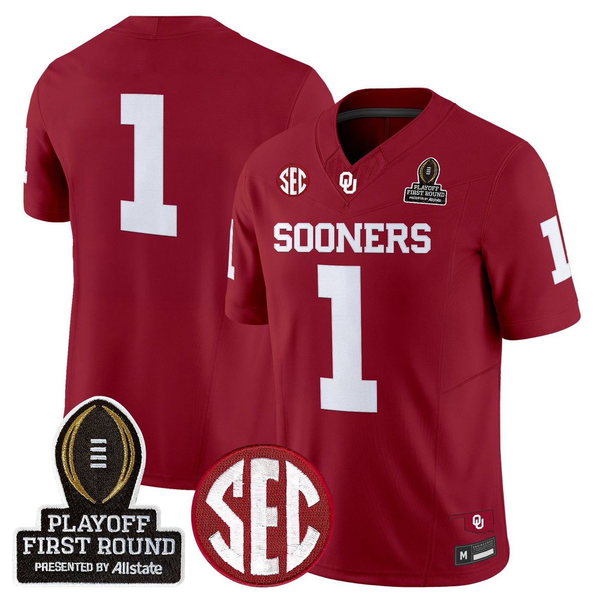 OU 2025 Playoff First Round Vapor Limited Jersey