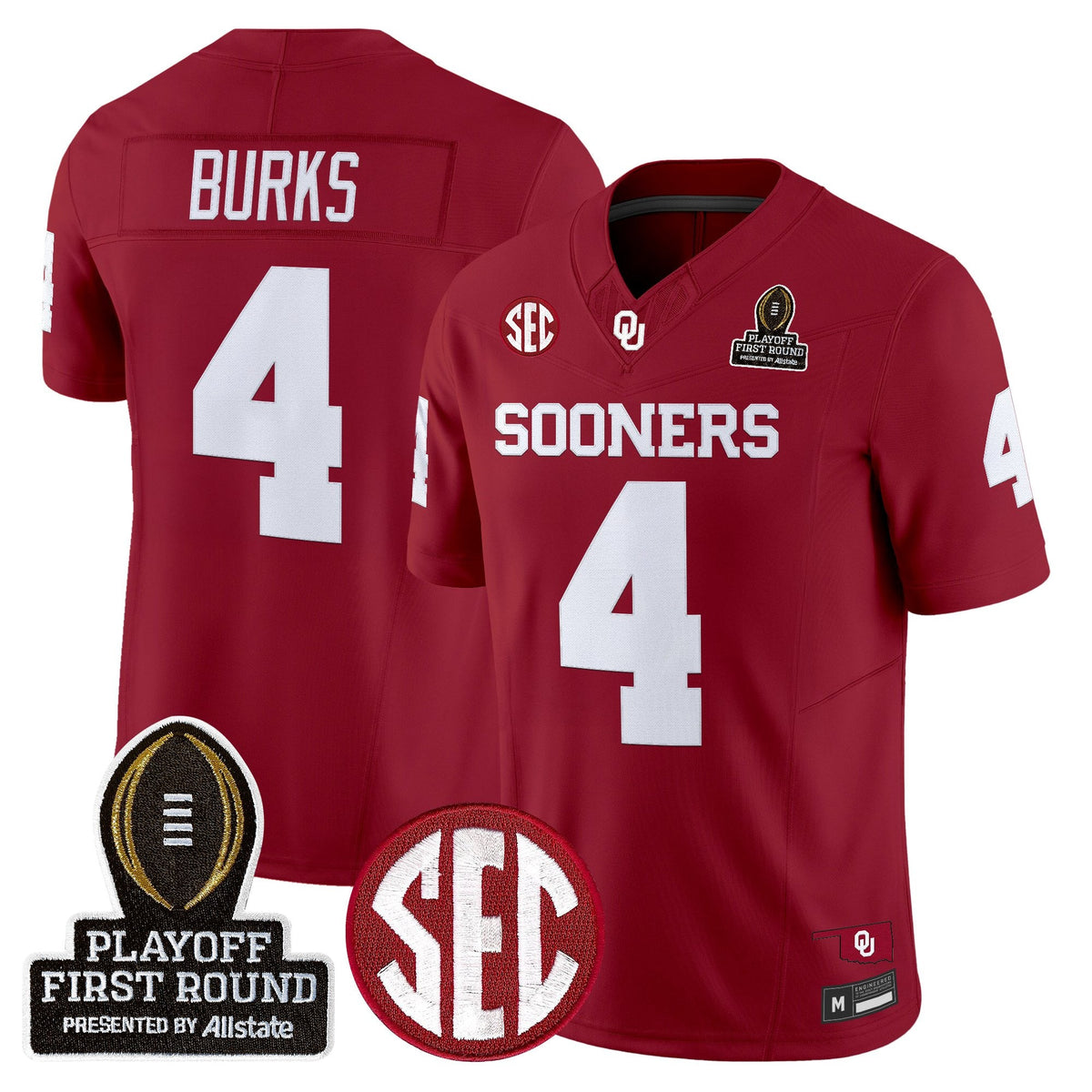 OU 2025 Playoff First Round Vapor Limited Jersey