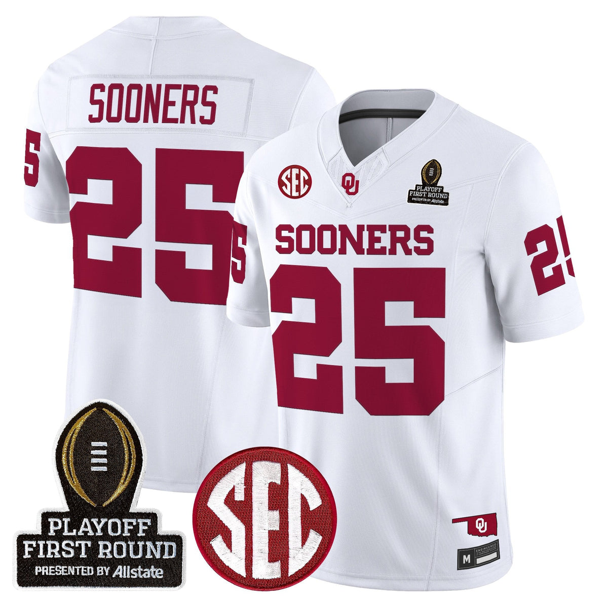 OU 2025 Playoff First Round Vapor Limited Jersey