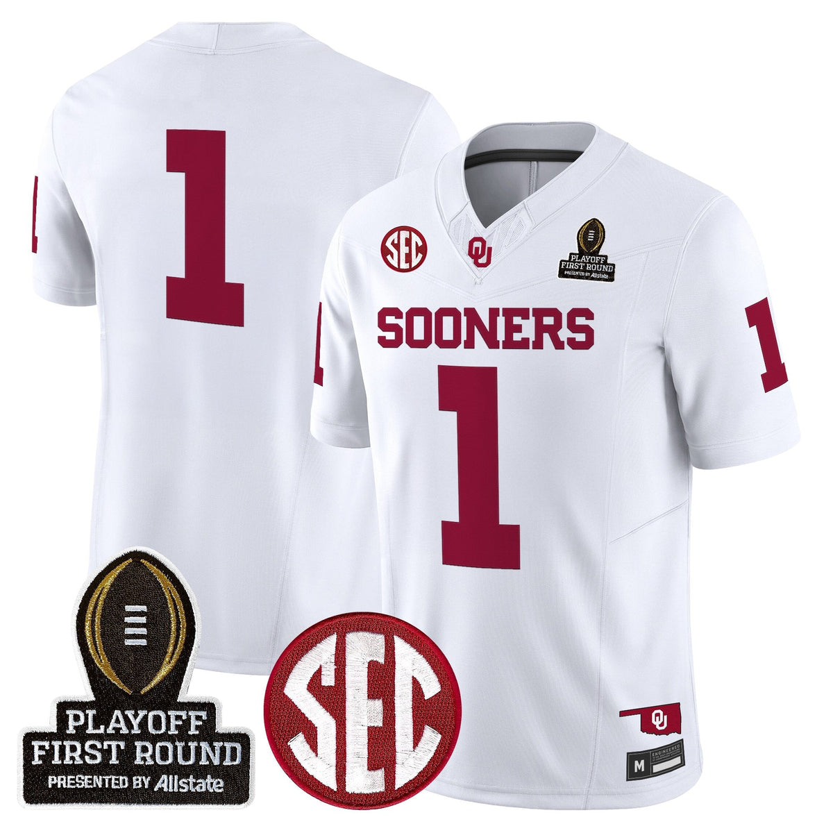 OU 2025 Playoff First Round Vapor Limited Jersey