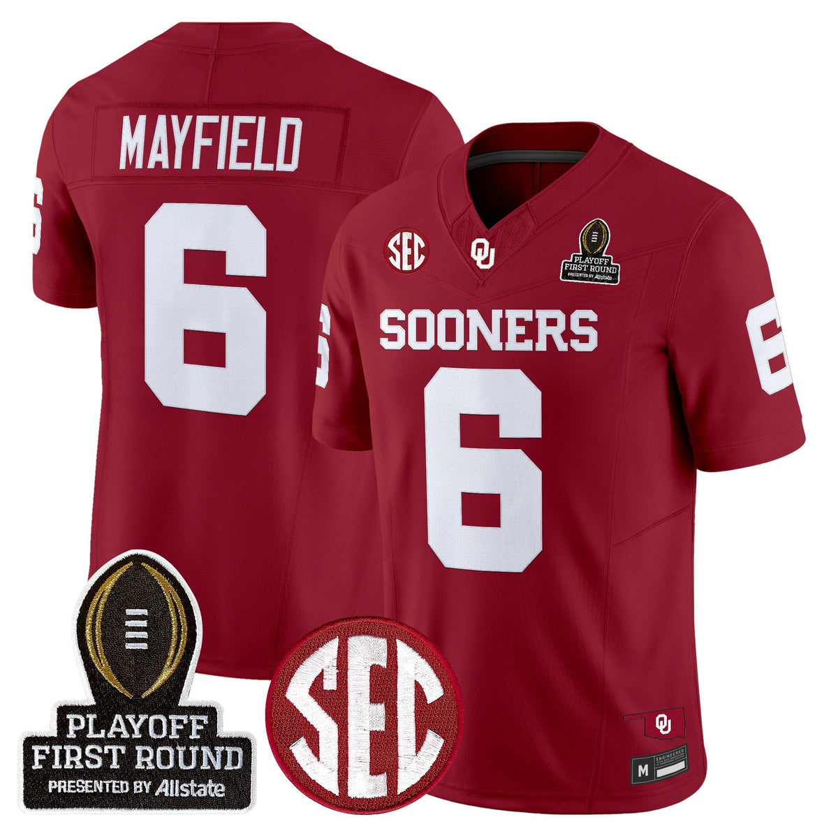 OU 2025 Playoff First Round Vapor Limited Jersey