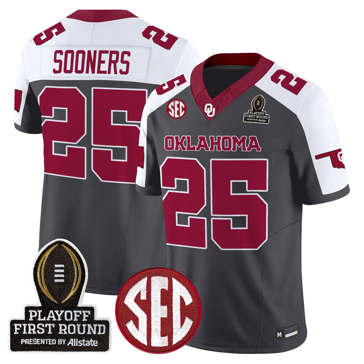 OU 2025 Playoff First Round Vapor Limited Jersey