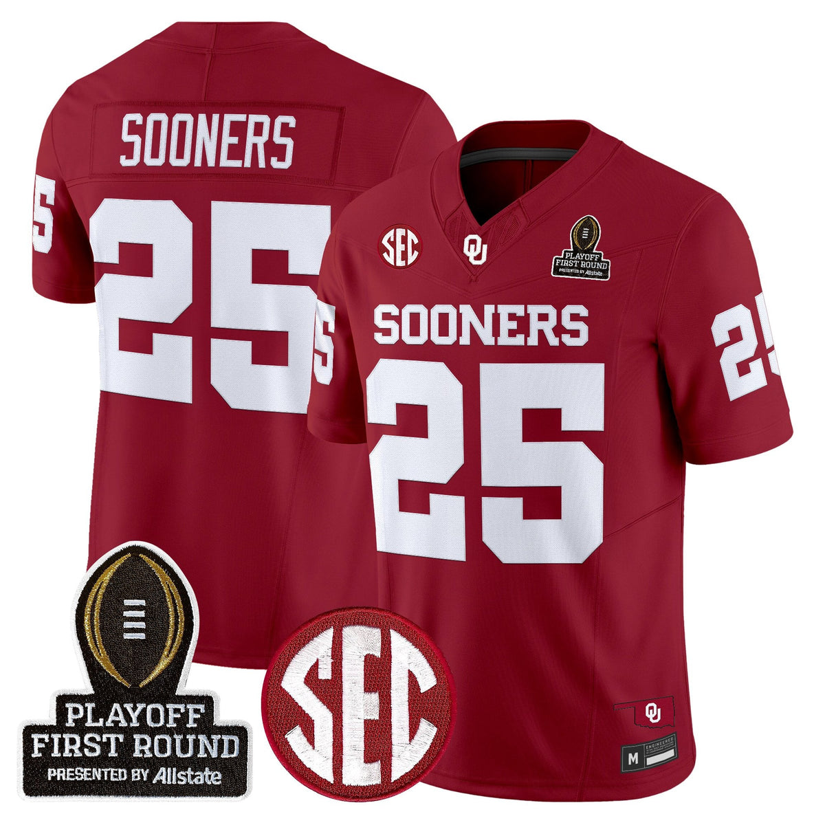 OU 2025 Playoff First Round Vapor Limited Jersey