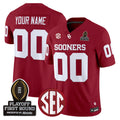 OU 2025 Playoff First Round Vapor Limited Custom Jersey