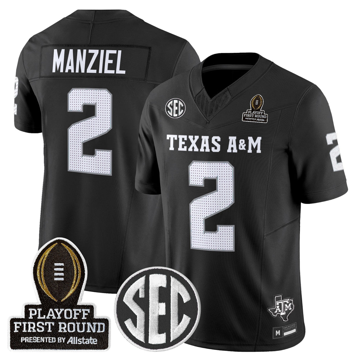 Aggies 2025 Playoff First Round Vapor Limited Jersey