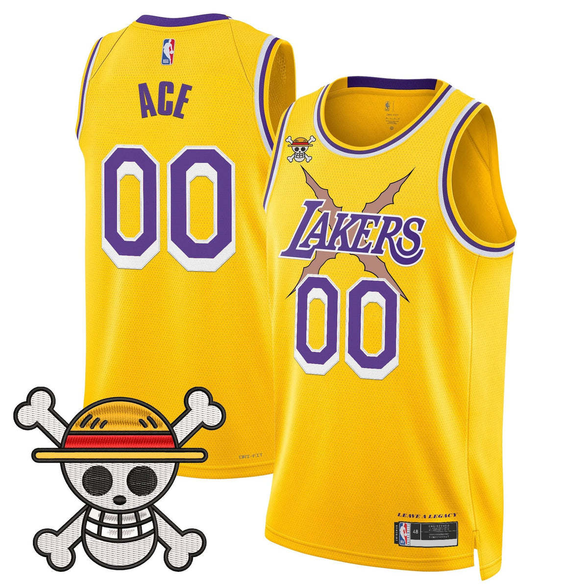 LAL x OP Swingman Jersey - Stitched
