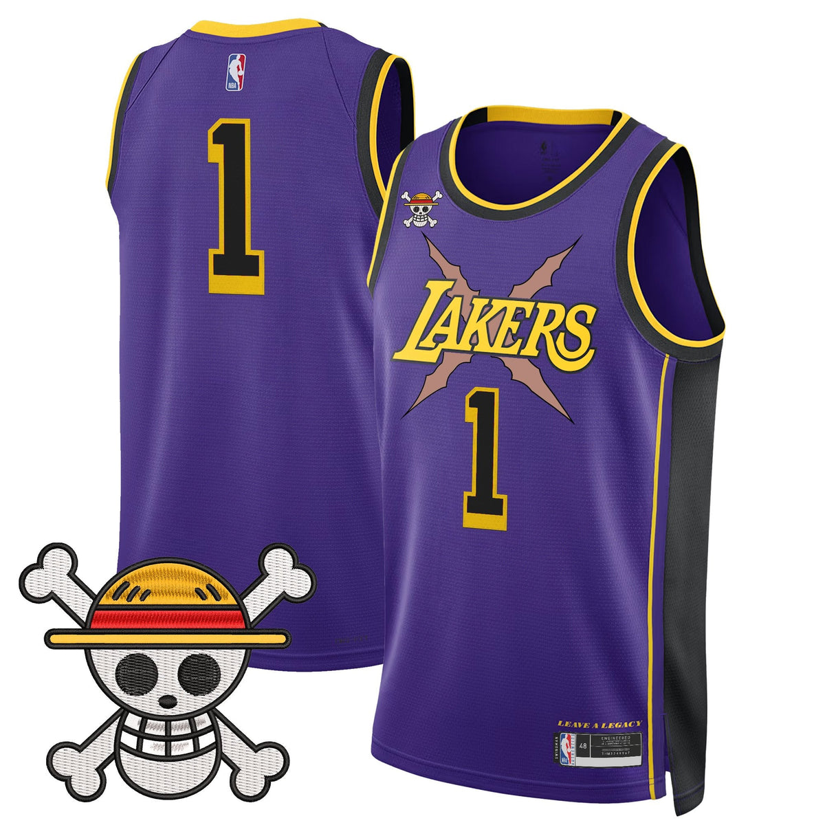 LAL x OP Swingman Jersey - Stitched