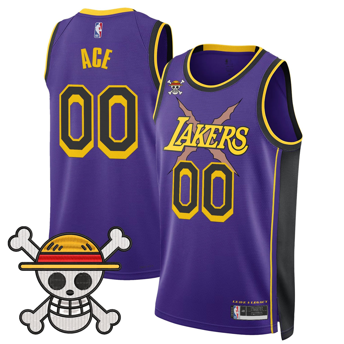 LAL x OP Swingman Jersey - Stitched