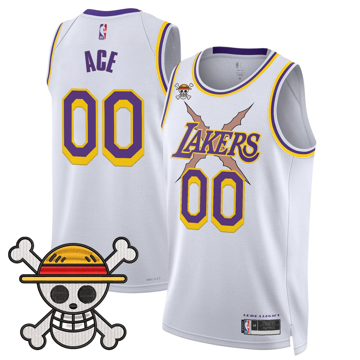 LAL x OP Swingman Jersey - Stitched