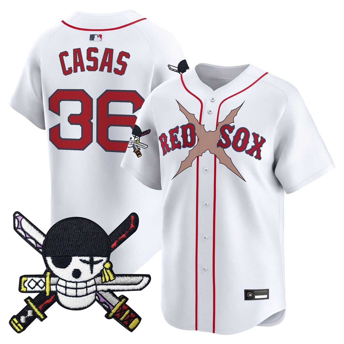 BOS x  OP Zr Patch Vapor Premier Limited Jersey - Stitched