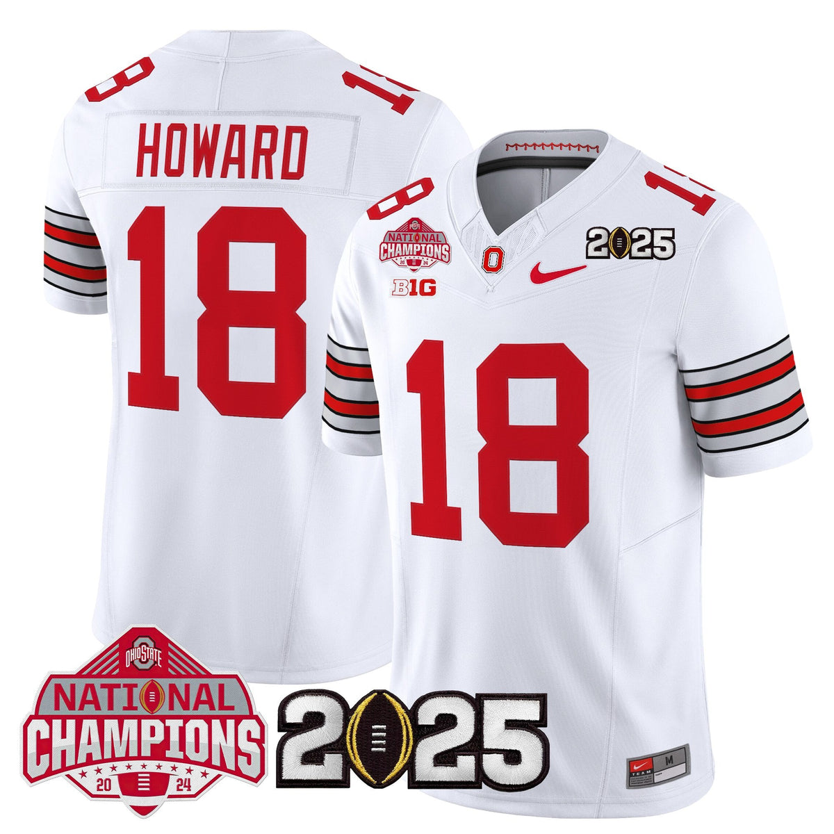 OSU 2026 "Tunnel Vision" National Champions Patch Vapor Limited Jersey - Stitched