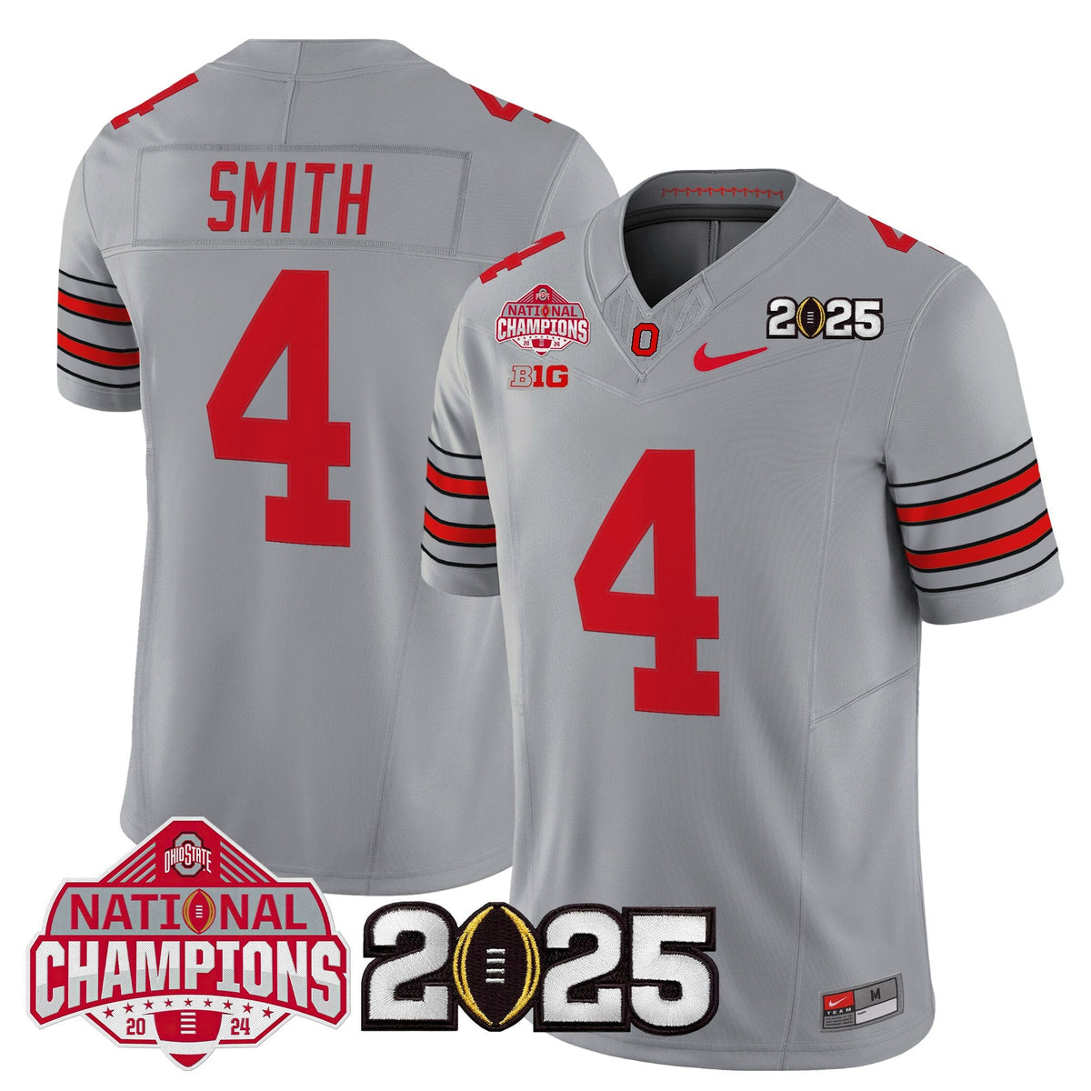 OSU 2026 "Tunnel Vision" National Champions Patch Vapor Limited Jersey - Stitched