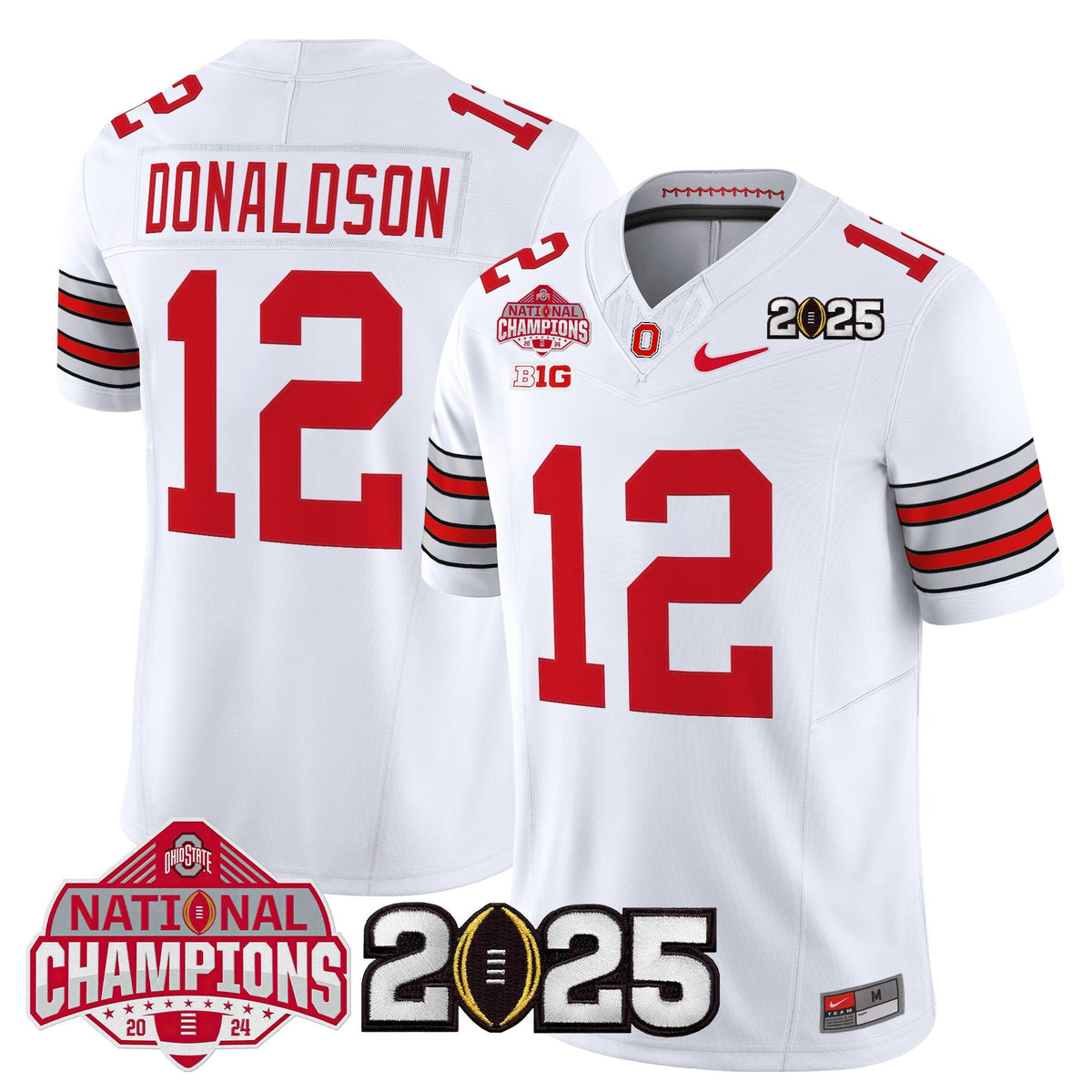 OSU 2026 "Tunnel Vision" National Champions Patch Vapor Limited Jersey - Stitched