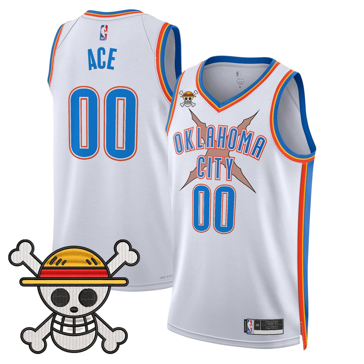 OKC x OP Swingman Jersey- Stitched