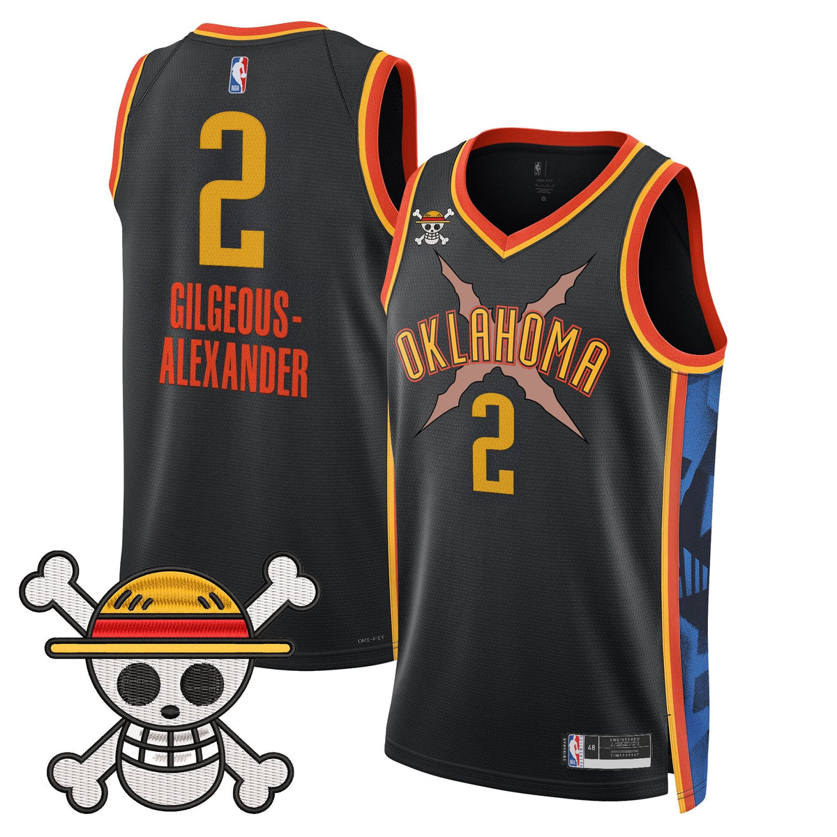 OKC x OP Swingman Jersey- Stitched