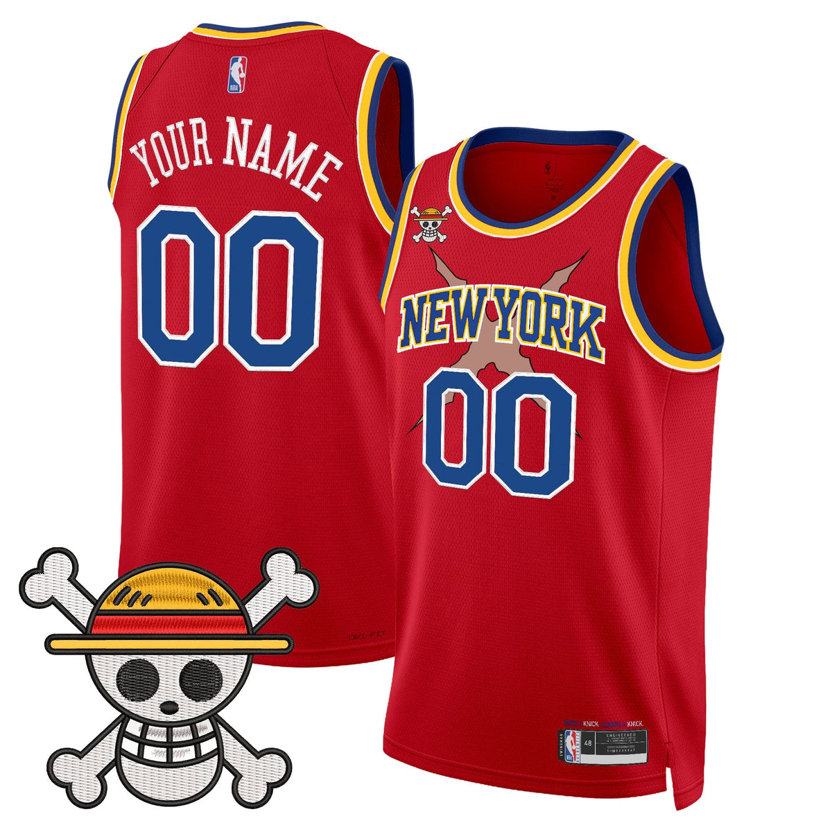 NYK x OP Swingman Custom Jersey- Stitched