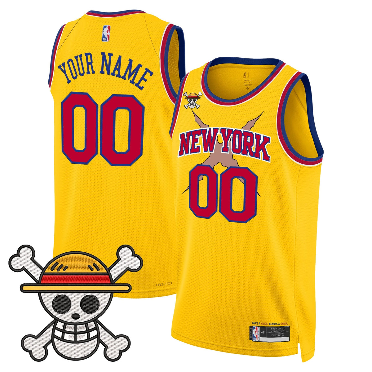 NYK x OP Swingman Custom Jersey- Stitched