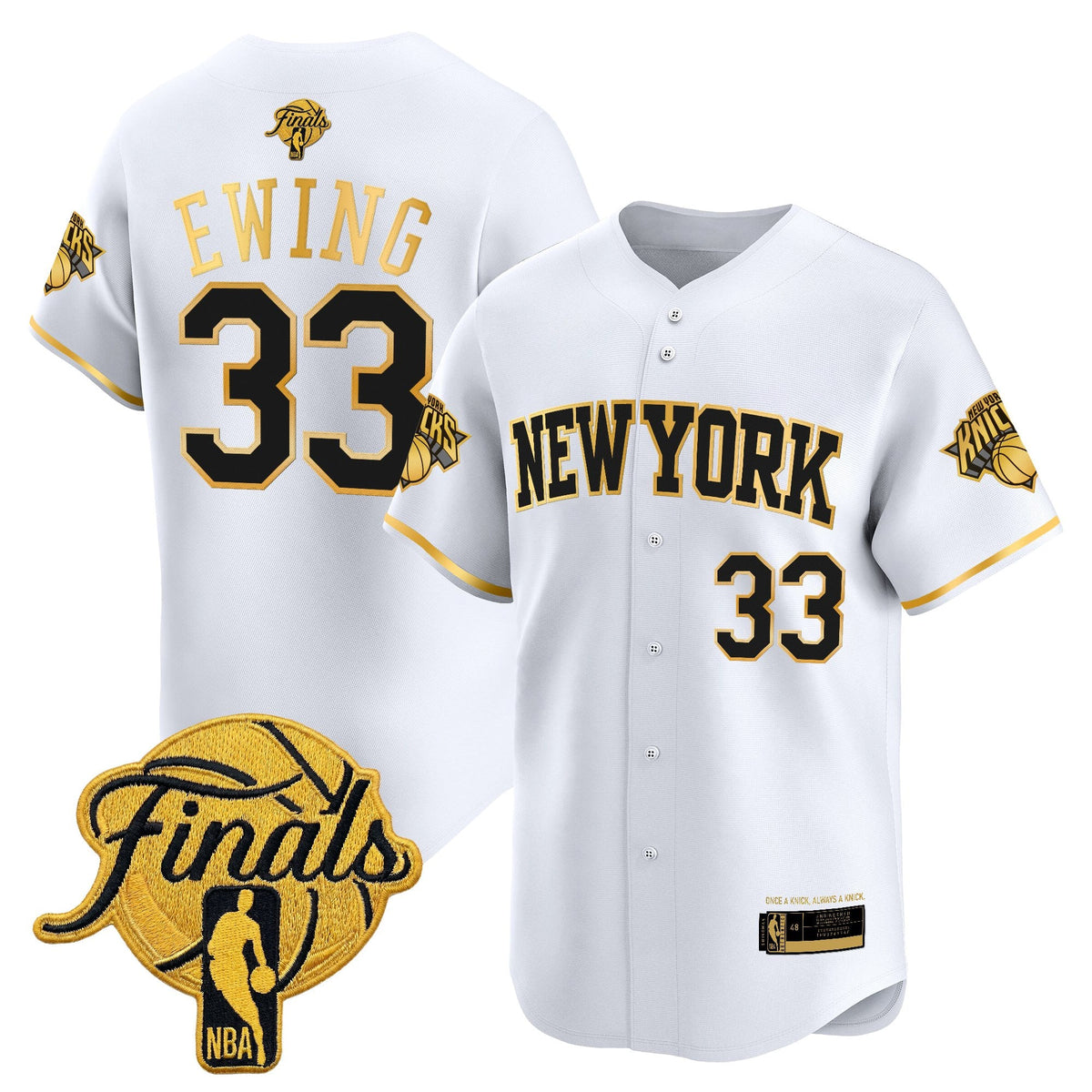 NYK 2026 Finals Vapor Baseball Jersey - Stitched