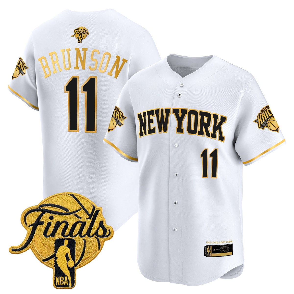 NYK 2026 Finals Vapor Baseball Jersey - Stitched
