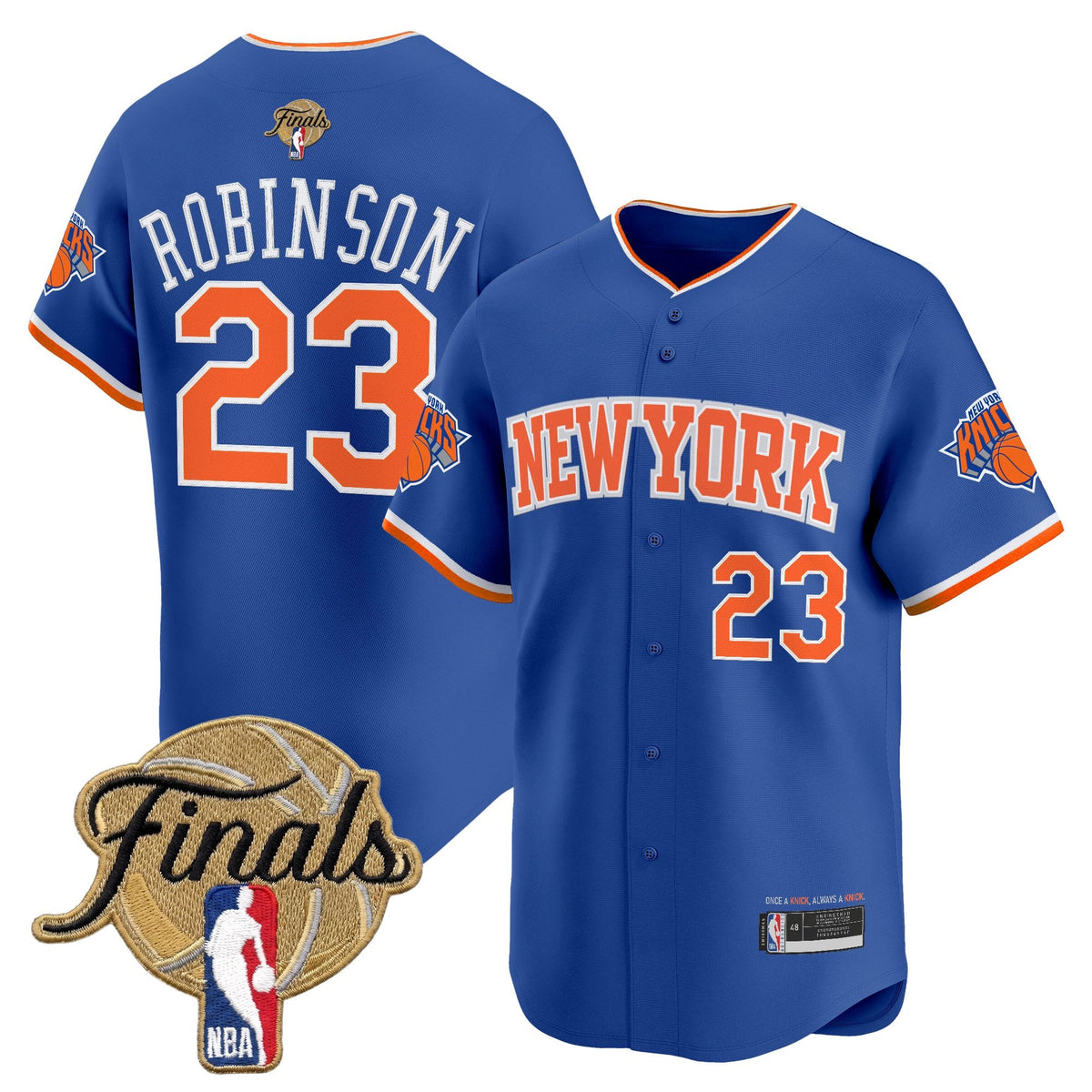 NYK 2026 Finals Vapor Baseball Jersey - Stitched