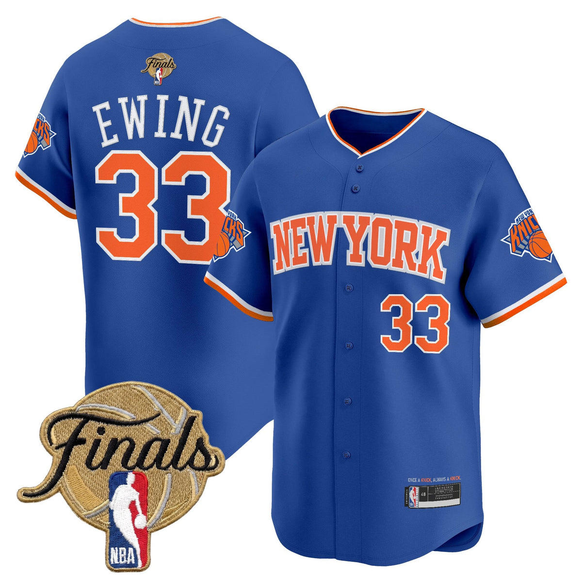 NYK 2026 Finals Vapor Baseball Jersey - Stitched