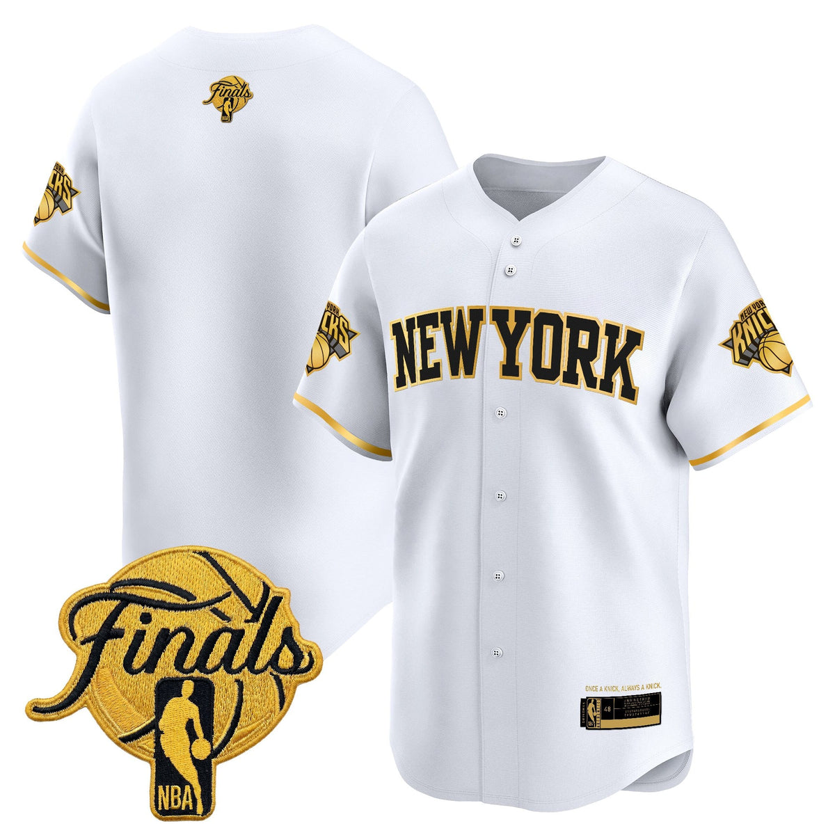 NYK 2026 Finals Vapor Baseball Jersey - Stitched