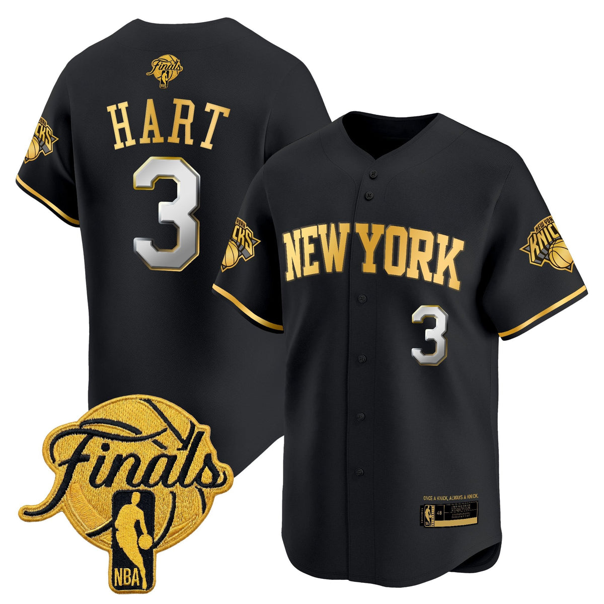 NYK 2026 Finals Vapor Baseball Jersey - Stitched