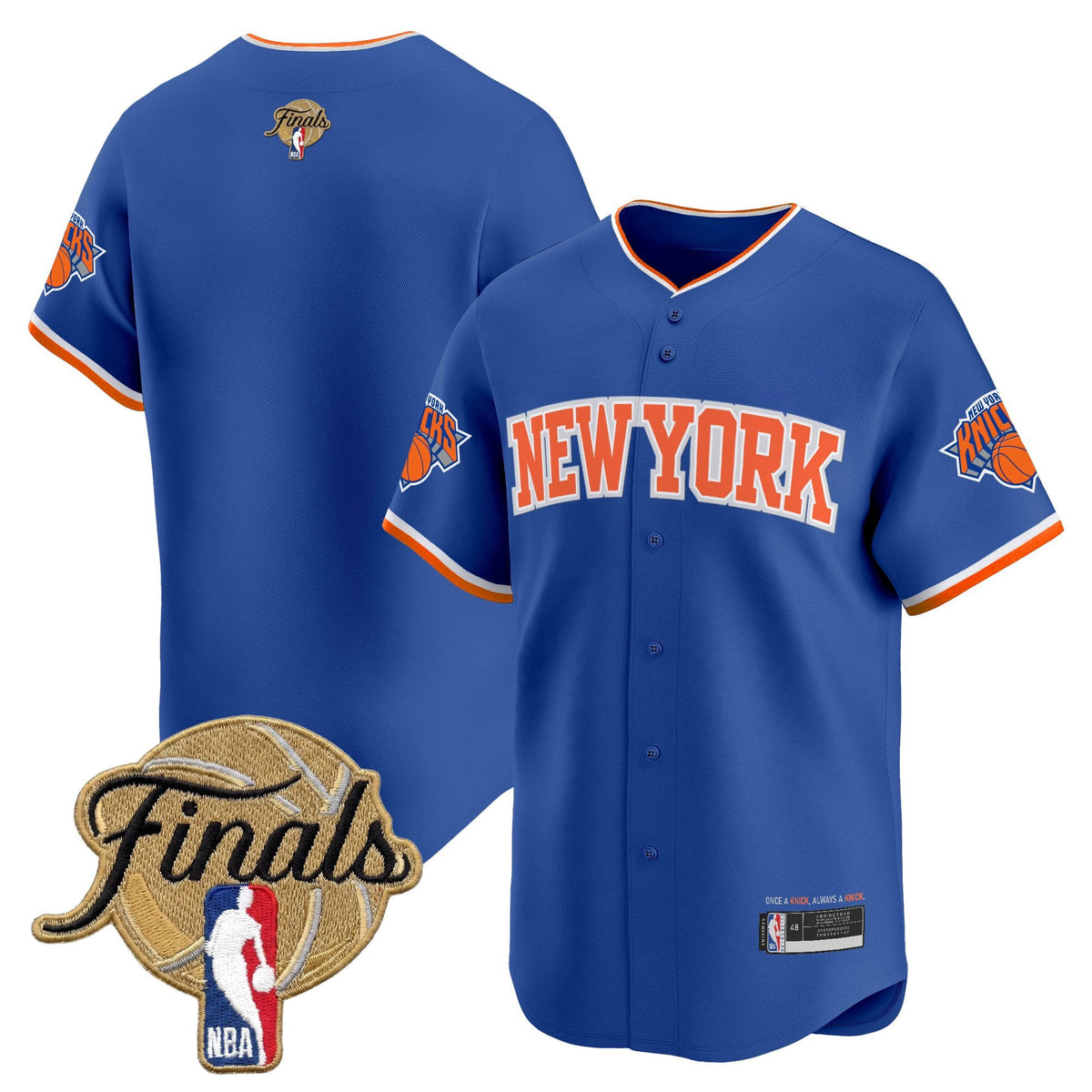 NYK 2026 Finals Vapor Baseball Jersey - Stitched