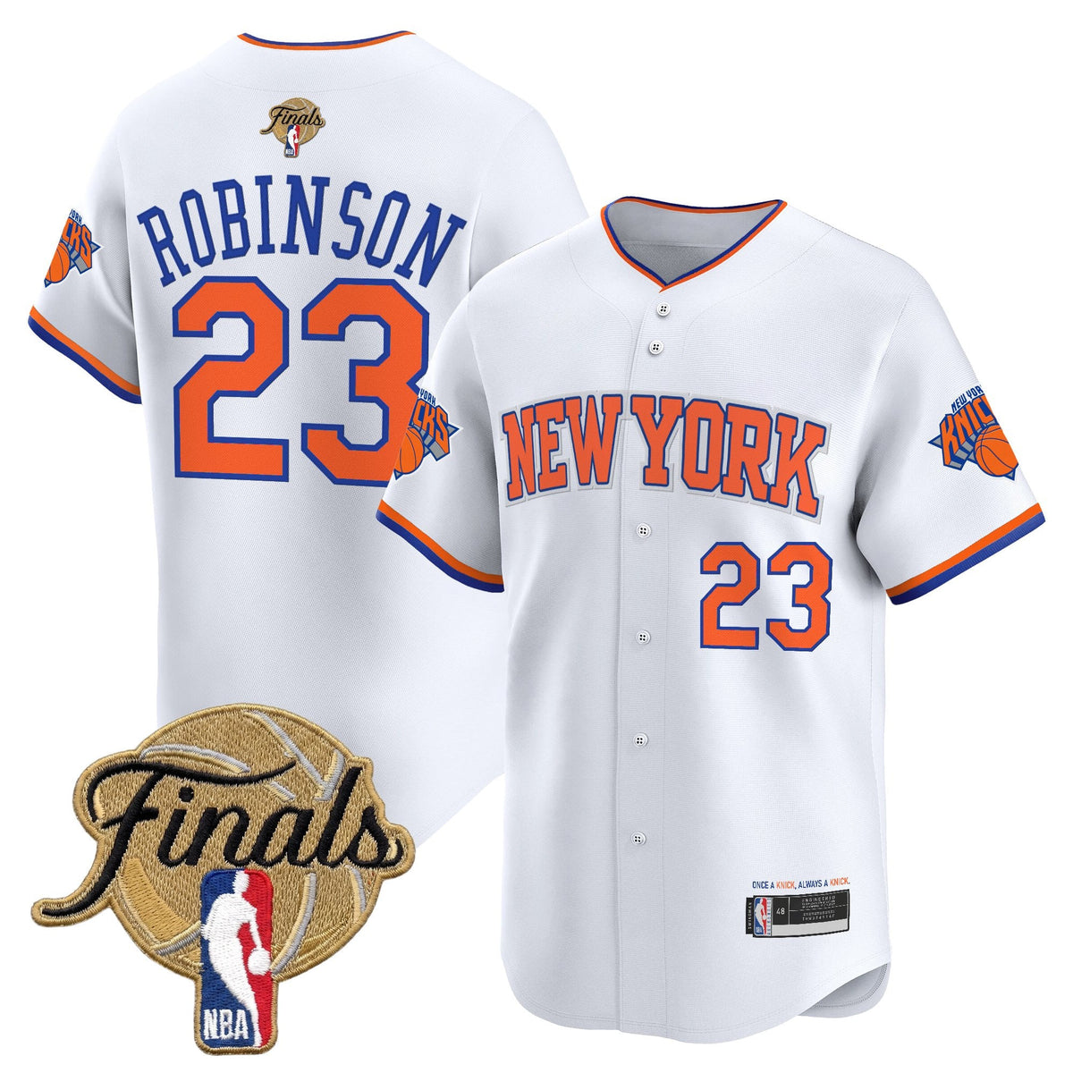 NYK 2026 Finals Vapor Baseball Jersey - Stitched