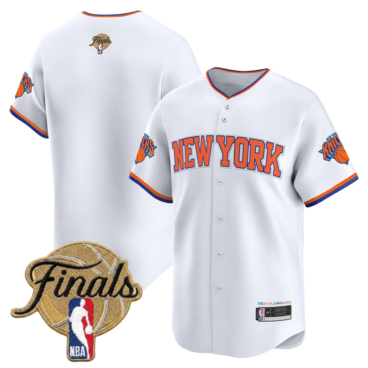 NYK 2026 Finals Vapor Baseball Jersey - Stitched