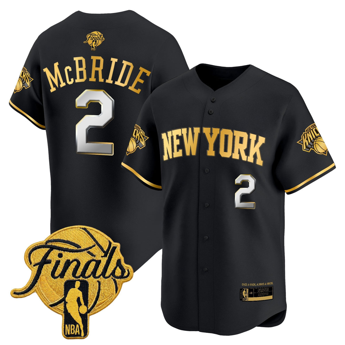 NYK 2026 Finals Vapor Baseball Jersey - Stitched