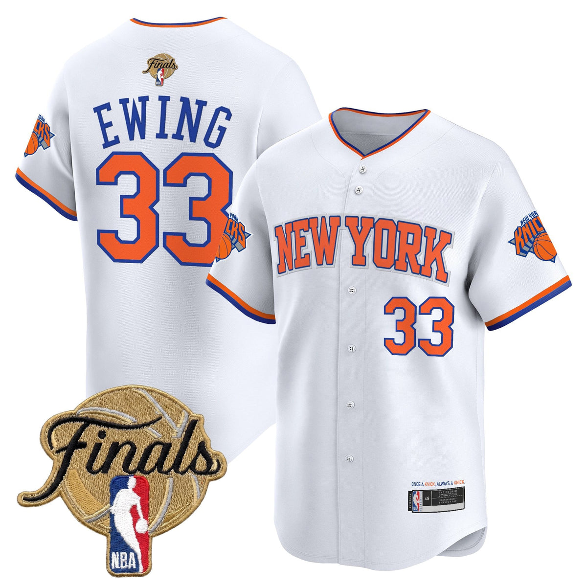 NYK 2026 Finals Vapor Baseball Jersey - Stitched