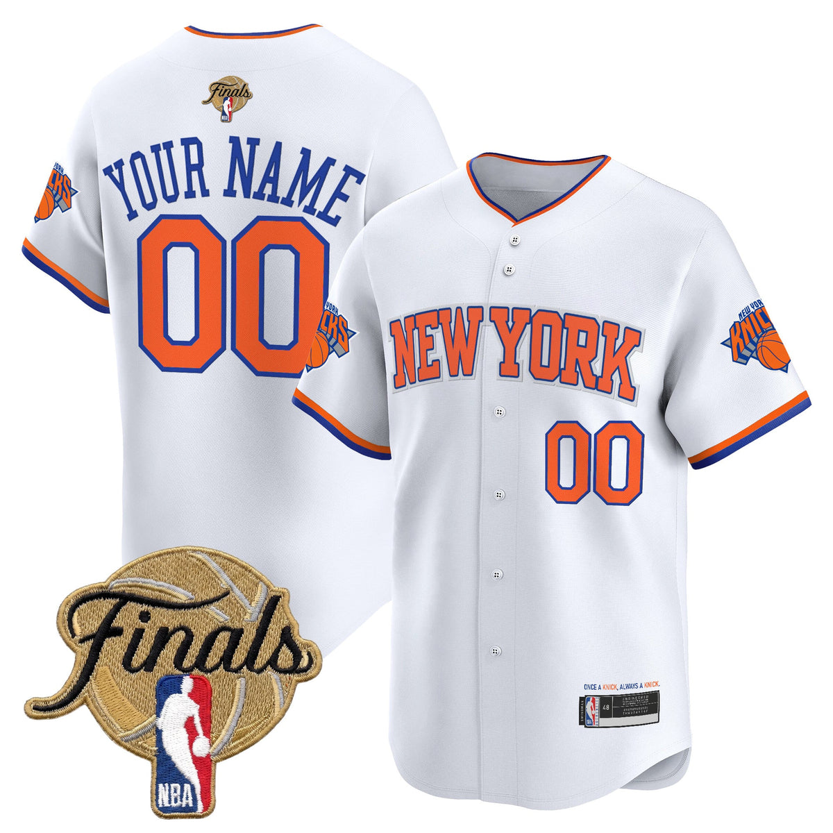 NYK 2026 Finals Vapor Custom Baseball Jersey - Stitched