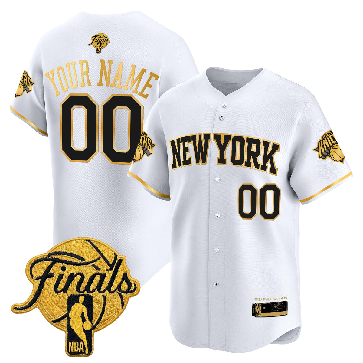 NYK 2026 Finals Vapor Custom Baseball Jersey - Stitched